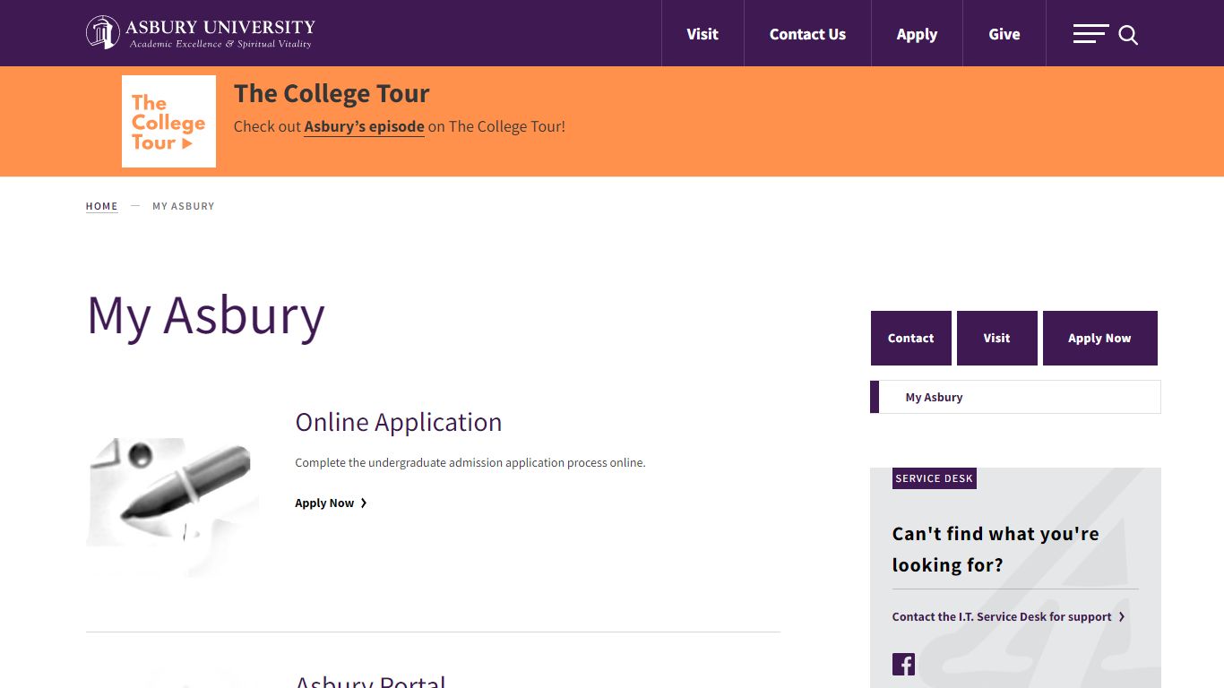 My Asbury – Asbury University